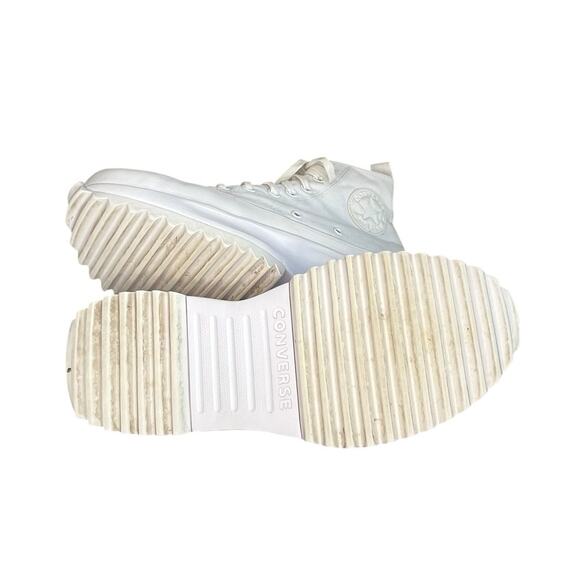 Converse One Star Run Star Hike Canvas Sneakers Size M9 W10.5 White - Picture 5 of 6